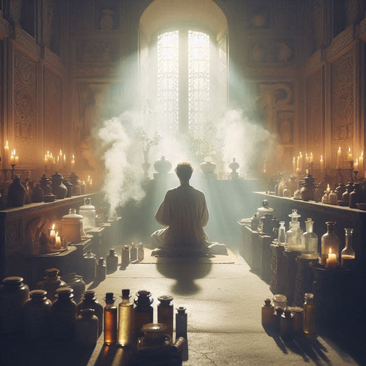 Ancient diffusing methods using essential oils