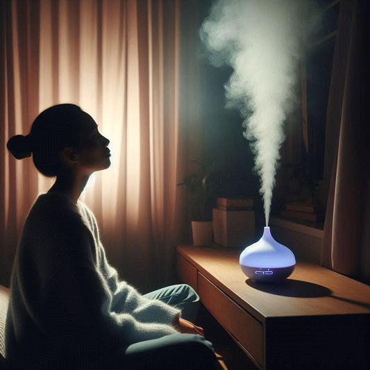 Aromatherapy diffuser blends enhancing a calm home atmosphere