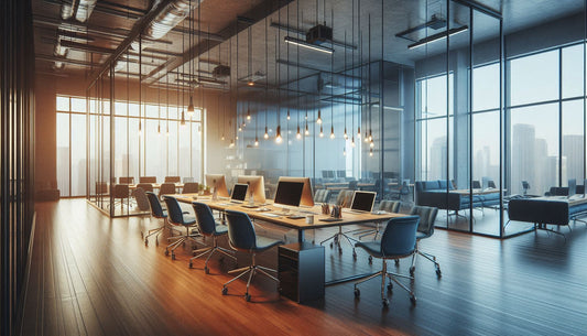 empty workspace signaling the current job market and struggle of anxiety and depression.