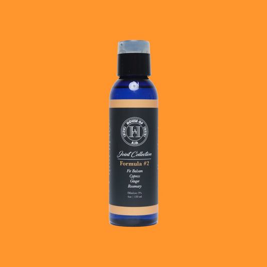 House of Aja Formula #2 Ginger Massage Oil for relaxation and rejuvenation