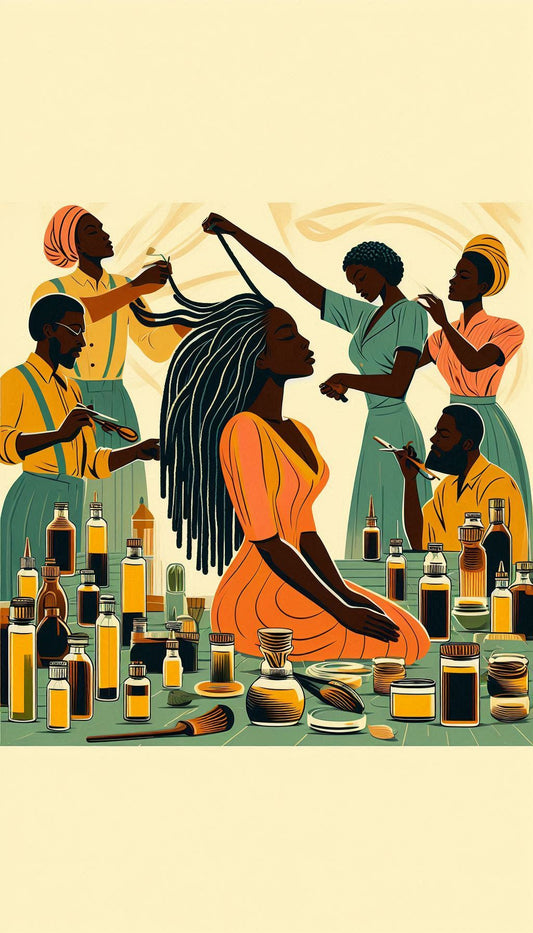Maintaining dreadlocks naturally with essential oils