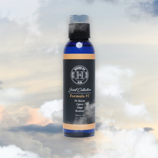 Essential oils for muscle and joint pain relief with natural properties.