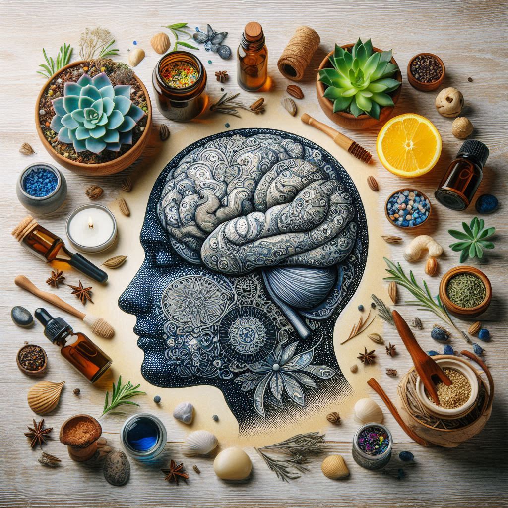 Aromatherapy techniques for managing anxiety and improving mental health.