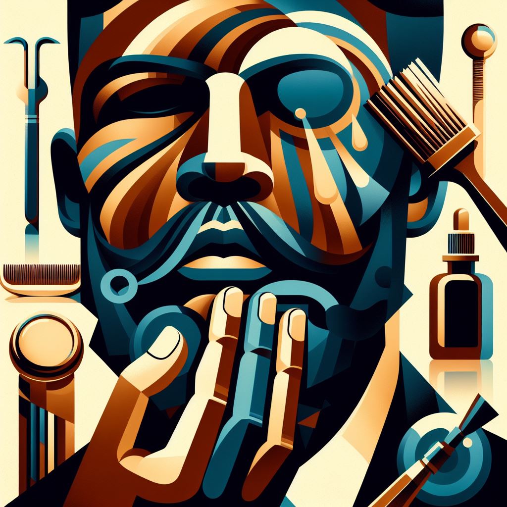 Beard oil made with natural ingredients for sensitive skin