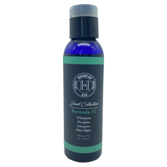 Formula #1 Wintergreen Joint Massage Oil | Organic Pain Relief Aromatherapy - House of Aja