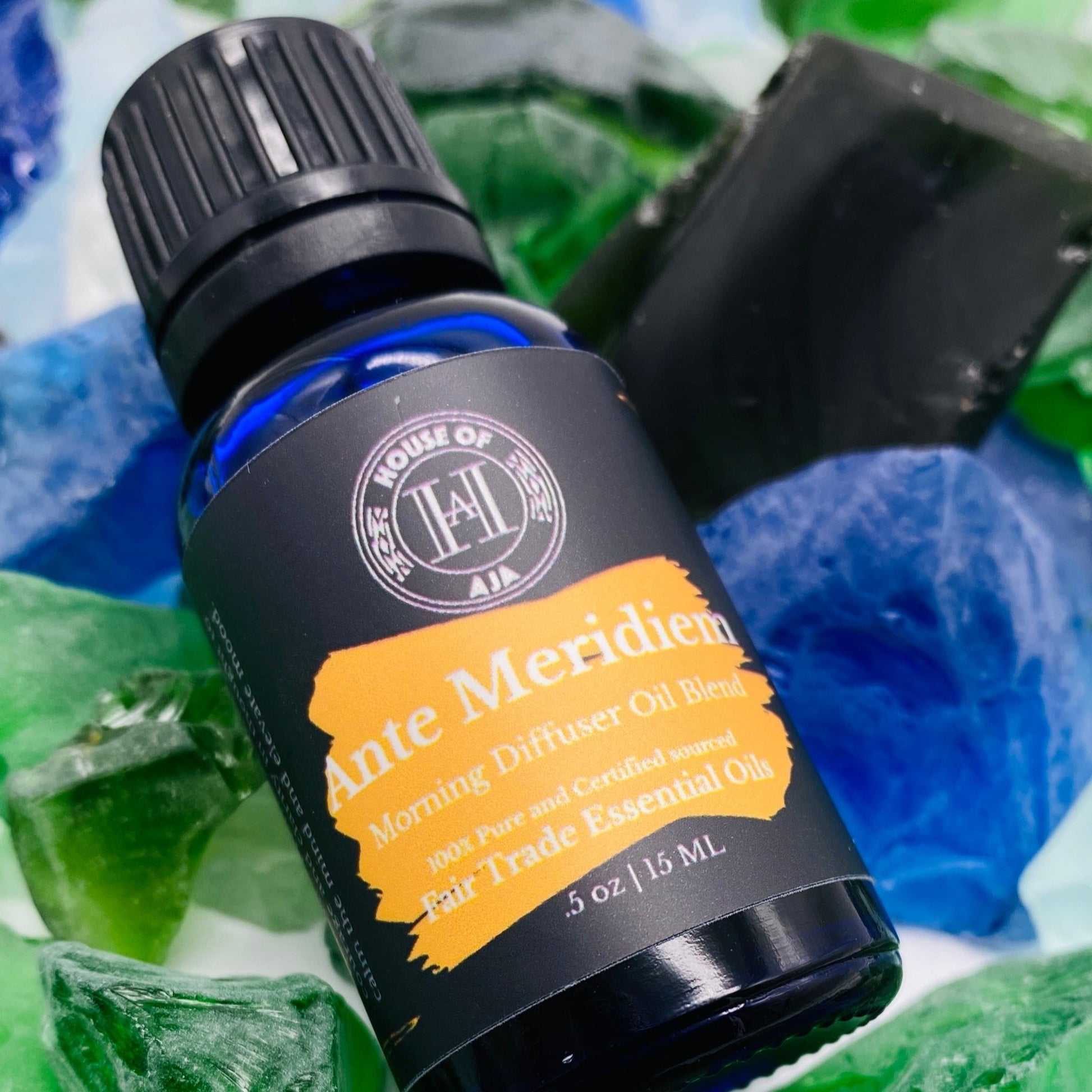 Ante Meridiem is our essential oil diffuser blend that we diffuse in the early mornings. Blended with Patchouli, Clove Bud, Clary Sage and Bergamot to promote courage and clarity in thought. 